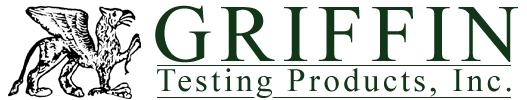 Logo, Griffin Testing Products, Inc. - Testing Supplies